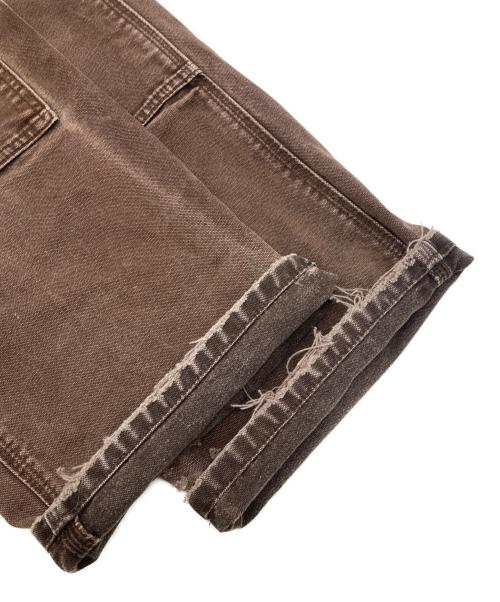 CarHartt（カーハート）CarHartt (カーハート) ダブルニーデニムパンツ ブラウン サイズ:14×32の古着・服飾アイテム