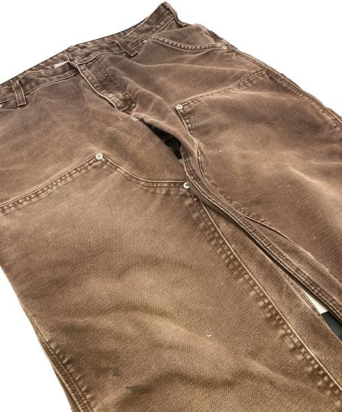 CarHartt（カーハート）CarHartt (カーハート) ダブルニーデニムパンツ ブラウン サイズ:14×32の古着・服飾アイテム