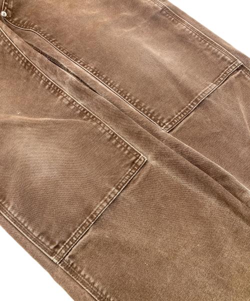 CarHartt（カーハート）CarHartt (カーハート) ダブルニーデニムパンツ ブラウン サイズ:14×32の古着・服飾アイテム