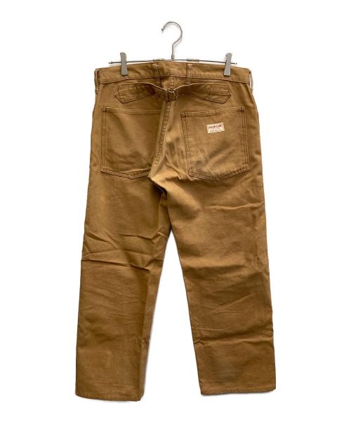 SUGAR CANE（シュガーケーン）SUGAR CANE (シュガーケーン) コットンキャンバス ワークパンツ ブラウン サイズ:Lの古着・服飾アイテム