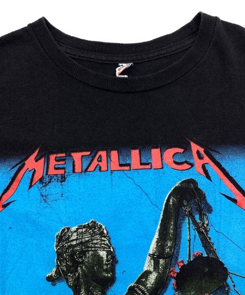 ALSTYLE APPAREL & ACTIVEWEAR（アレスタイルアパレル＆アクティブウェア）ALSTYLE APPAREL & ACTIVEWEAR (アレスタイルアパレル＆アクティブウェア) METALLICA　プリントTシャツ ネイビー サイズ:Mの古着・服飾アイテム
