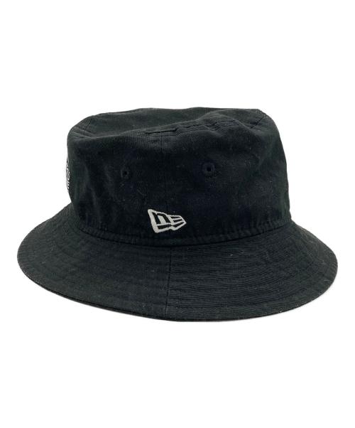 YOHJI YAMAMOTO（ヨウジヤマモト）YOHJI YAMAMOTO (ヨウジヤマモト) New Era (ニューエラ) バケットハット ブラック サイズ:M-Lの古着・服飾アイテム
