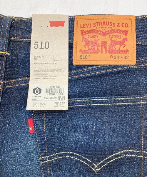 LEVI'S（リーバイス）LEVI'S (リーバイス) デニムパンツ ネイビー サイズ:W34×L32 未使用品の古着・服飾アイテム