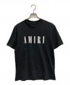 AMIRIアミリ）の古着「ロゴプリントTシャツ」｜ブラック