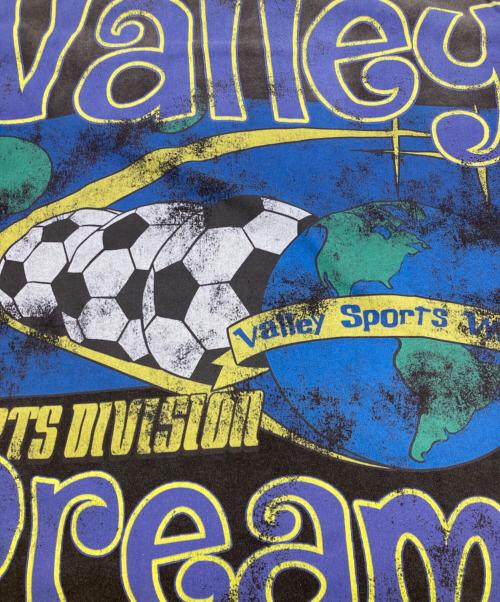 VALE FOREVER（ヴェルフォーエヴァー）VALE FOREVER (ヴェルフォーエヴァー) FUTBALL TEE ブラック サイズ:M 未使用品の古着・服飾アイテム