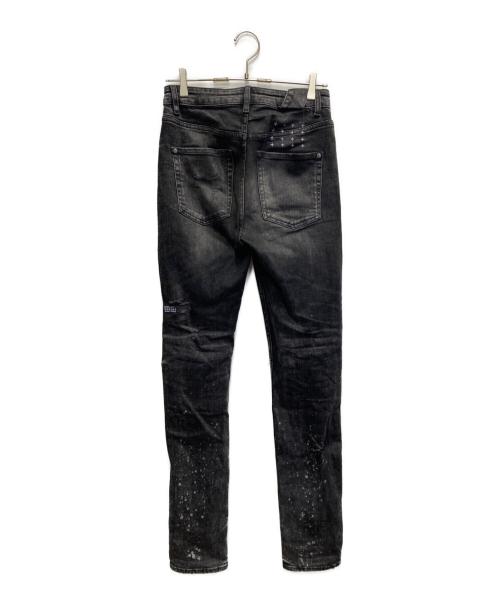 Ksubi（スビ）Ksubi (スビ) ダメージスキニーデニムパンツ ブラック サイズ:29の古着・服飾アイテム