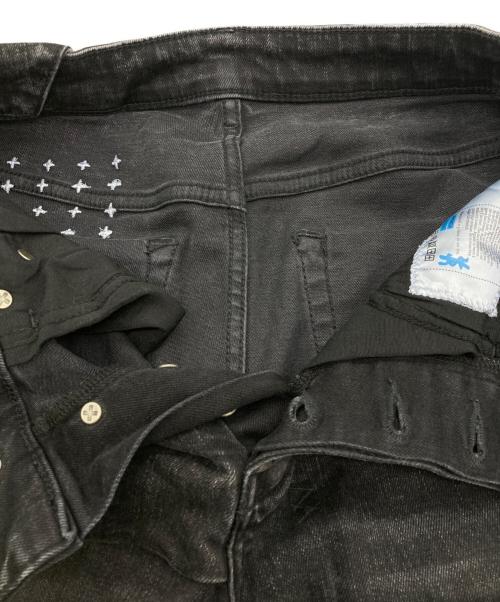 Ksubi（スビ）Ksubi (スビ) ダメージスキニーデニムパンツ ブラック サイズ:29の古着・服飾アイテム