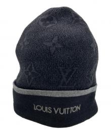 LOUIS VUITTON（ルイ ヴィトン）の古着「マイ・モノグラムエクリプスニット帽」｜ブラック