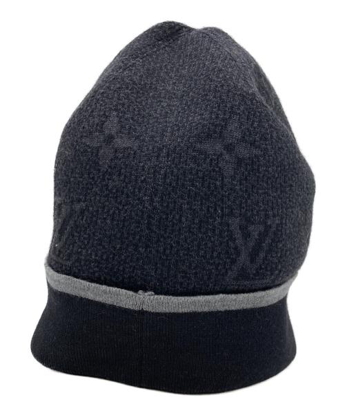 LOUIS VUITTON（ルイ ヴィトン）LOUIS VUITTON (ルイ ヴィトン) マイ・モノグラムエクリプスニット帽 ブラックの古着・服飾アイテム