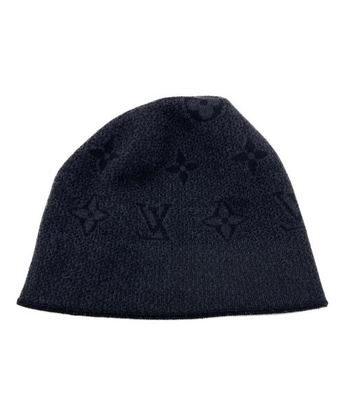 LOUIS VUITTON（ルイ ヴィトン）LOUIS VUITTON (ルイ ヴィトン) マイ・モノグラムエクリプスニット帽 ブラックの古着・服飾アイテム