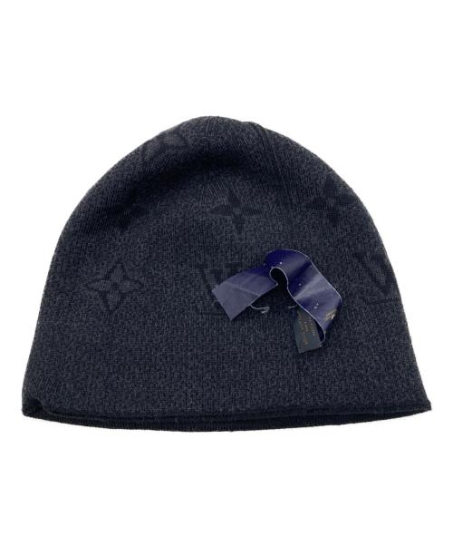 LOUIS VUITTON（ルイ ヴィトン）LOUIS VUITTON (ルイ ヴィトン) マイ・モノグラムエクリプスニット帽 ブラックの古着・服飾アイテム