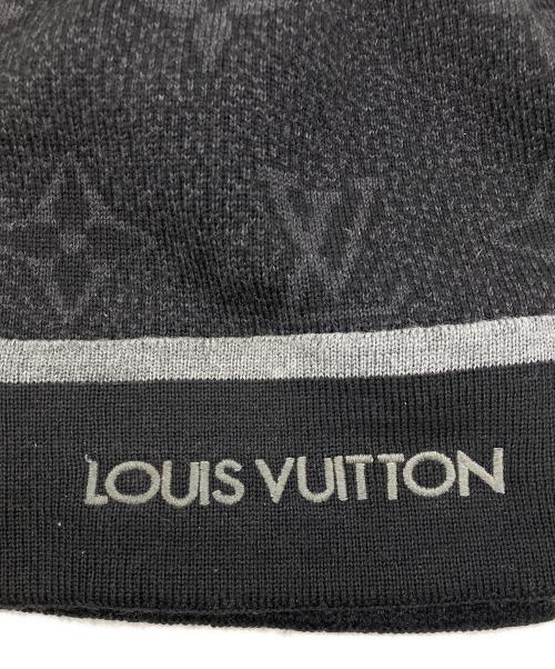 LOUIS VUITTON（ルイ ヴィトン）LOUIS VUITTON (ルイ ヴィトン) マイ・モノグラムエクリプスニット帽 ブラックの古着・服飾アイテム