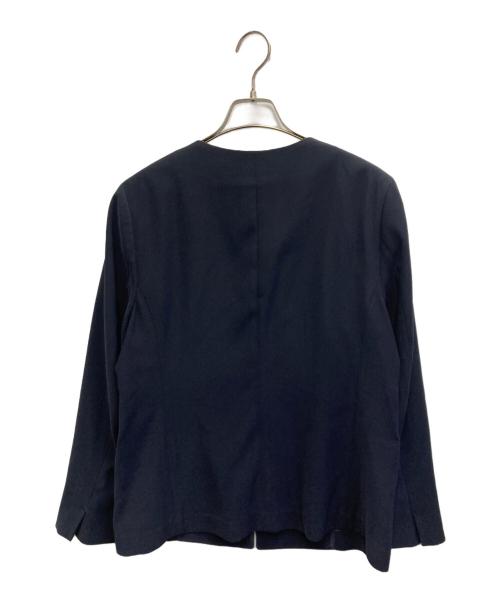 PLST（プラステ）PLST (プラステ) ノーカラージャケット ネイビー サイズ:XXL 未使用品の古着・服飾アイテム