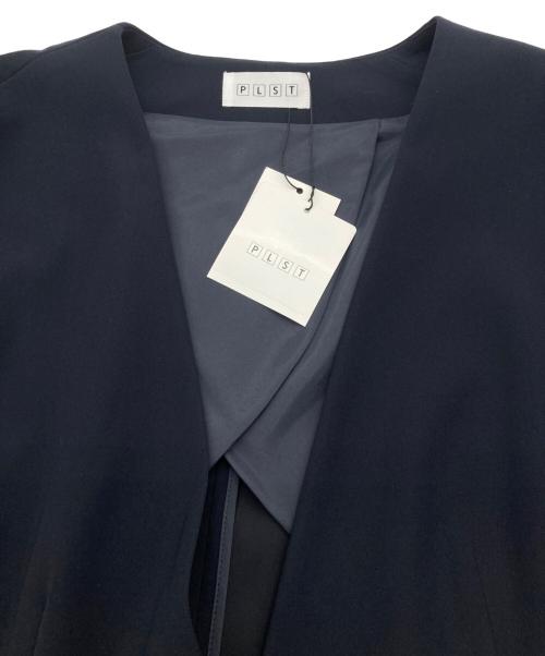 PLST（プラステ）PLST (プラステ) ノーカラージャケット ネイビー サイズ:XXL 未使用品の古着・服飾アイテム