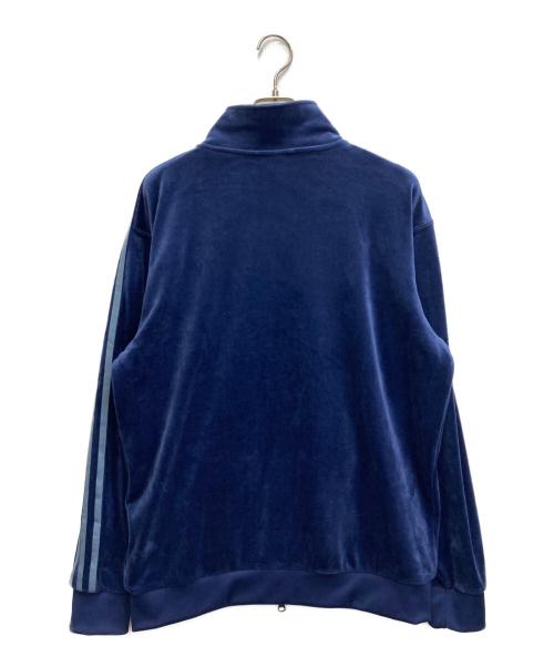 adidas（アディダス）adidas (アディダス) ベロア トラックジャケット ネイビー サイズ:Sの古着・服飾アイテム