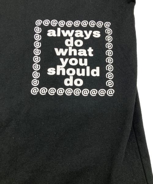 ALWAYS（オルウェイズ）ALWAYS (オルウェイズ) ロゴプリントTEE ブラック サイズ:Lの古着・服飾アイテム