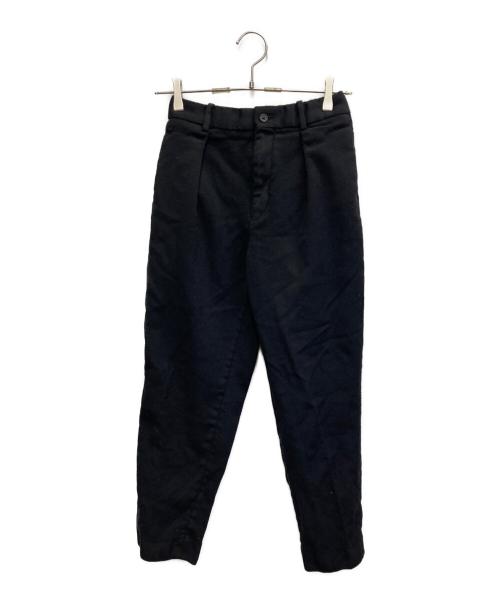 MARKAWARE（マーカウェア）MARKAWARE (マーカウェア) PLEATED FRONT PEGTOP ブラック サイズ:Mの古着・服飾アイテム