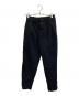 MARKAWARE（マーカウェア）の古着「PLEATED FRONT PEGTOP」｜ブラック