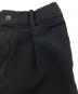 中古・古着 MARKAWARE (マーカウェア) PLEATED FRONT PEGTOP ブラック サイズ:M：8000円