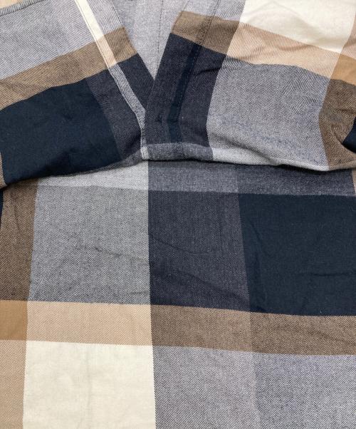BLUE LABEL CRESTBRIDGE（ブルーレーベルクレストブリッジ）BLUE LABEL CRESTBRIDGE (ブルーレーベルクレストブリッジ) チェックシャツ グレー×ブラック サイズ:SIZE36の古着・服飾アイテム