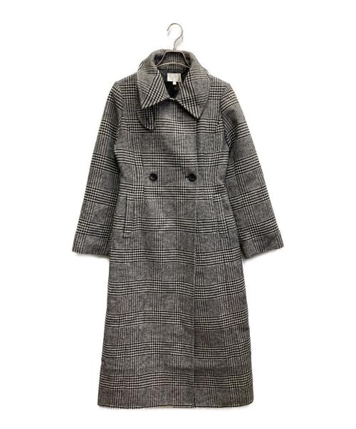 rienda（リエンダ）rienda (リエンダ) スタンドカラーシェイプドチェスターコート グレー サイズ:Sの古着・服飾アイテム