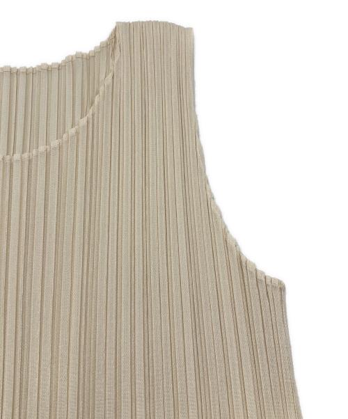 PLEATS PLEASE（プリーツプリーズ）PLEATS PLEASE (プリーツプリーズ) 18AW アンサンブルカーディガン アイボリー サイズ:3の古着・服飾アイテム