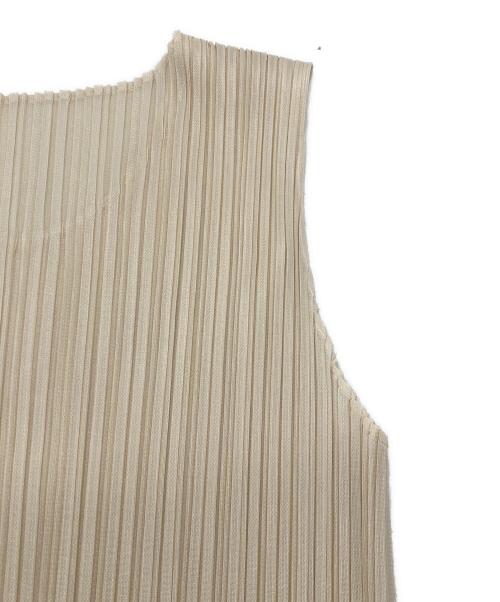 PLEATS PLEASE（プリーツプリーズ）PLEATS PLEASE (プリーツプリーズ) 18AW アンサンブルカーディガン アイボリー サイズ:3の古着・服飾アイテム