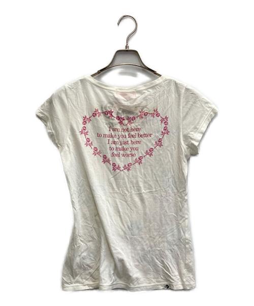 Hysteric Glamour（ヒステリックグラマー）Hysteric Glamour (ヒステリックグラマー) courtney love (コートニーラブ) Tシャツ ベージュ サイズ:FREEの古着・服飾アイテム