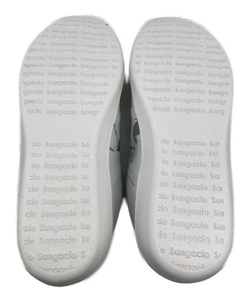 Sangacio（サンガッチョ）SANGACIO (サンガッチョ) BRANDALISED バンクシー スニーカー ホワイト サイズ:27の古着・服飾アイテム