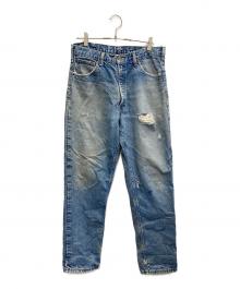 CarHartt（カーハート）の古着「ダメージ加工デニムパンツ」｜インディゴ
