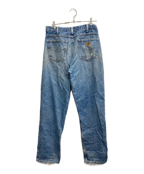 CarHartt（カーハート）CarHartt (カーハート) ダメージ加工デニムパンツ インディゴ サイズ:34×34の古着・服飾アイテム