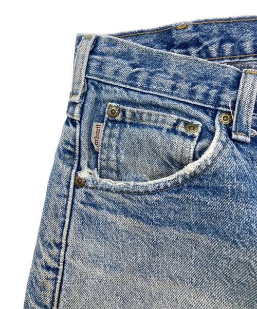 CarHartt（カーハート）CarHartt (カーハート) ダメージ加工デニムパンツ インディゴ サイズ:34×34の古着・服飾アイテム