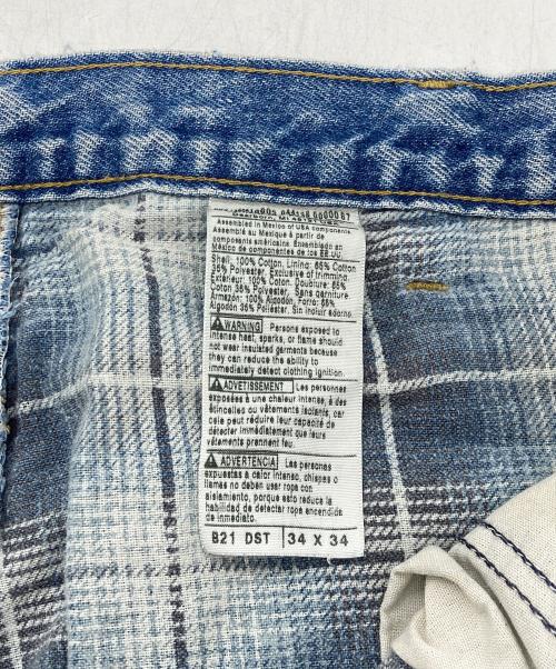 CarHartt（カーハート）CarHartt (カーハート) ダメージ加工デニムパンツ インディゴ サイズ:34×34の古着・服飾アイテム