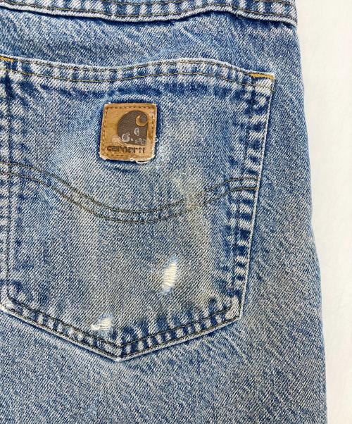 CarHartt（カーハート）CarHartt (カーハート) ダメージ加工デニムパンツ インディゴ サイズ:34×34の古着・服飾アイテム