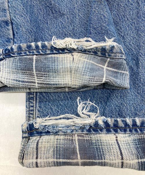 CarHartt（カーハート）CarHartt (カーハート) ダメージ加工デニムパンツ インディゴ サイズ:34×34の古着・服飾アイテム