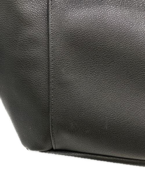 MLVINCE（メルヴィンス）MLVINCE (メルヴィンス) FAUX LEATHER BIG TOTE BAG ブラックの古着・服飾アイテム