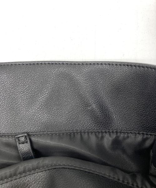MLVINCE（メルヴィンス）MLVINCE (メルヴィンス) FAUX LEATHER BIG TOTE BAG ブラックの古着・服飾アイテム