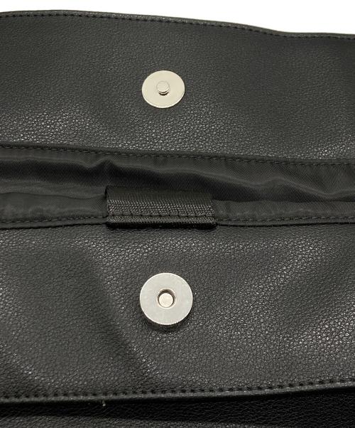 MLVINCE（メルヴィンス）MLVINCE (メルヴィンス) FAUX LEATHER BIG TOTE BAG ブラックの古着・服飾アイテム
