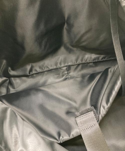 MLVINCE（メルヴィンス）MLVINCE (メルヴィンス) FAUX LEATHER BIG TOTE BAG ブラックの古着・服飾アイテム