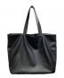 MLVINCE (メルヴィンス) FAUX LEATHER BIG TOTE BAG ブラック：12000円