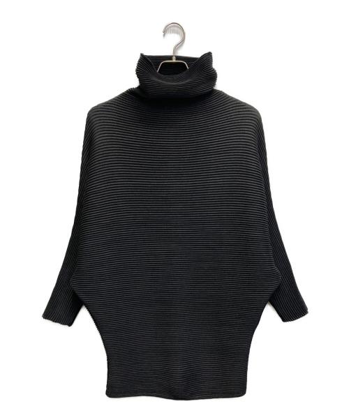 SPECCHIO（スペッチオ）SPECCHIO (スペッチオ) タートルネックカットソー ブラック サイズ:Lの古着・服飾アイテム