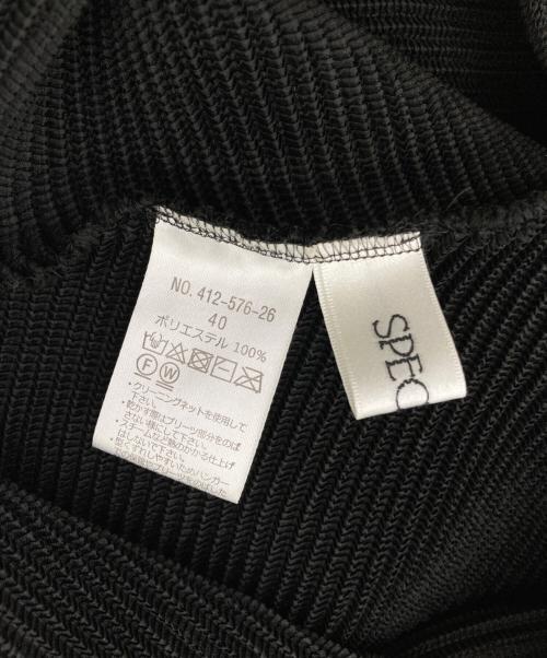 SPECCHIO（スペッチオ）SPECCHIO (スペッチオ) タートルネックカットソー ブラック サイズ:Lの古着・服飾アイテム