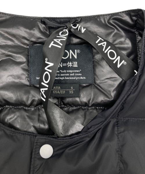 TAION（タイオン）TAION (タイオン) ダウンジャケット ブラック サイズ:Sの古着・服飾アイテム
