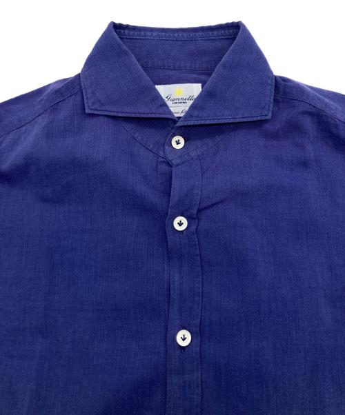 giannetto（ジャンネット）giannetto (ジャンネット) 長袖シャツ ネイビー サイズ:Mの古着・服飾アイテム