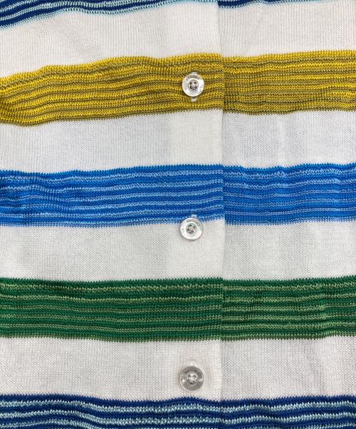 BROOKS BROTHERS（ブルックスブラザーズ）BROOKS BROTHERS (ブルックスブラザーズ) アンサンブルカーディガン ブルー×ホワイト サイズ:Sの古着・服飾アイテム