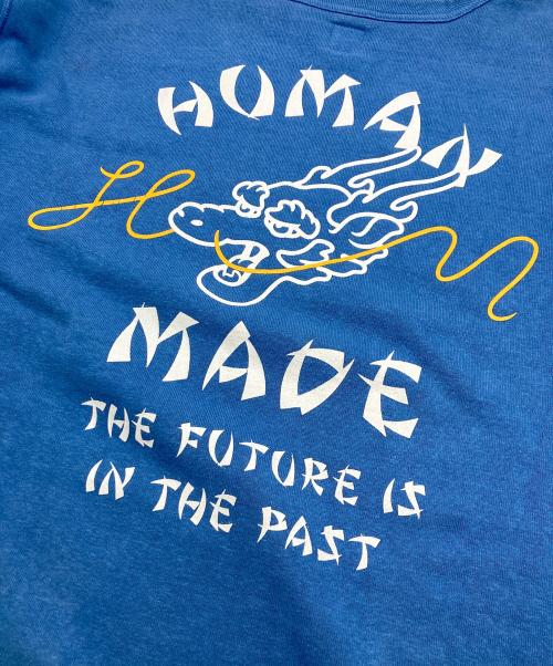 HUMAN MADE（ヒューマンメイド）HUMAN MADE (ヒューマンメイド) Dragon Sweatshirt ブルー サイズ:XLの古着・服飾アイテム