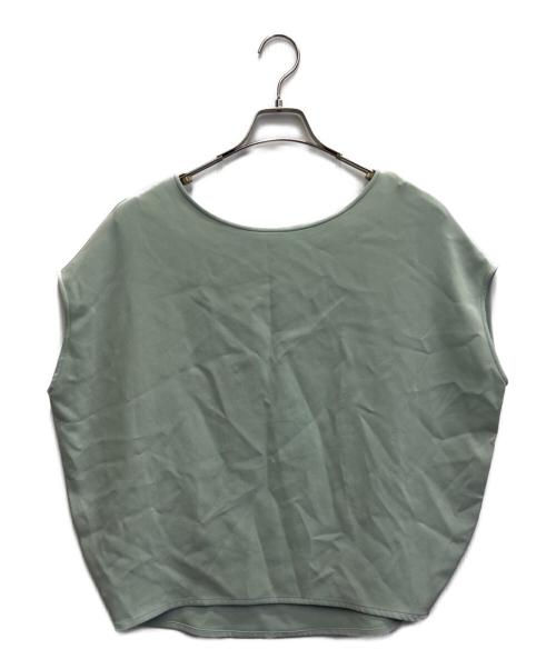SOEJU（ソージュ）SOEJU (ソージュ) ショートスリーブコクーンブラウス グリーン サイズ:Lの古着・服飾アイテム