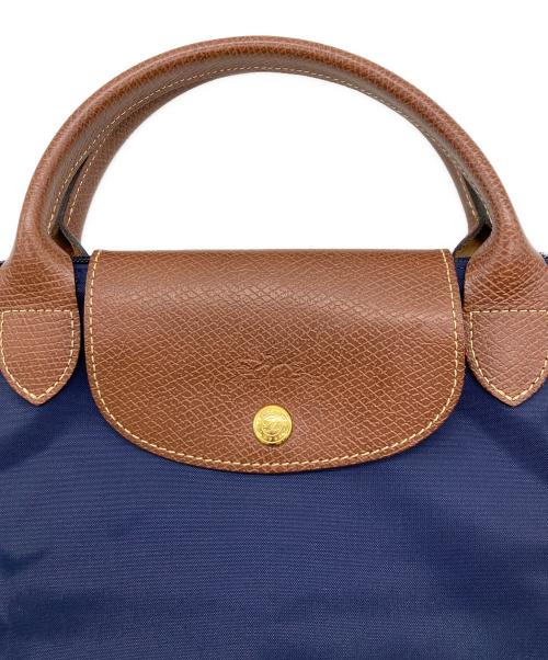 LONGCHAMP（ロンシャン）LONGCHAMP (ロンシャン) トートバッグ ネイビーの古着・服飾アイテム