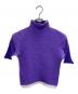 ISSEY MIYAKE PLEATS(T.) (イッセイミヤケ プリーツ) プリーツカットソー パープル×ネイビー サイズ:M：11000円