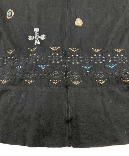 HaaT ISSEY MIYAKE（ハート イッセイ ミヤケ）HaaT ISSEY MIYAKE (ハート イッセイ ミヤケ) 総柄 ミディワンピース ブラック サイズ:2の古着・服飾アイテム